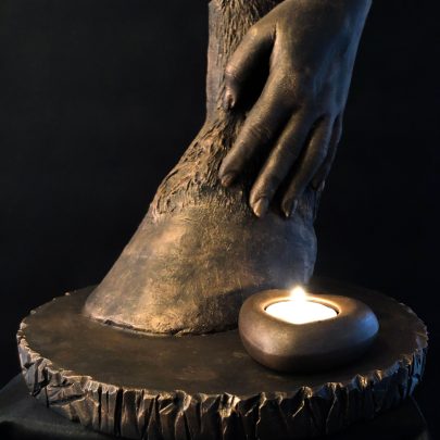 Bodycasting Friesland 3d handbeeld tastbare herinnering liefde love afscheid rouw kinderen ouders gips handbeelden paard maatje hoef