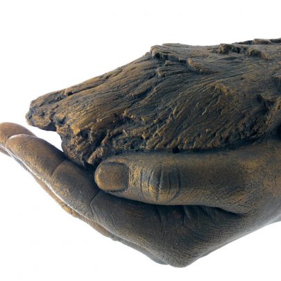 Bodycasting Friesland ByFem handbeeld met huisdier 3d liefde afscheid geluk maatje